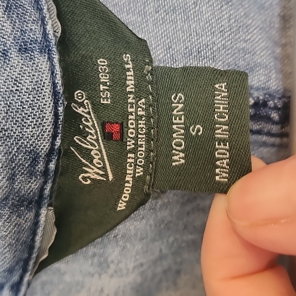 Vintage Woolrich Denim Shirt, Small - Picture 2 of 8